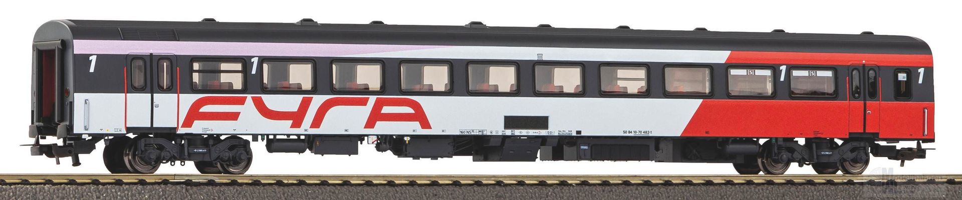 Piko 97635 - Personenwagen ICR Fyra Ep.V 1.Kl. 2.Betr.Nr. H0/GL Piko 97635 - Personenwagen ICR Fyra Ep.V 1.Kl. 2.Betr.Nr. H0/GL