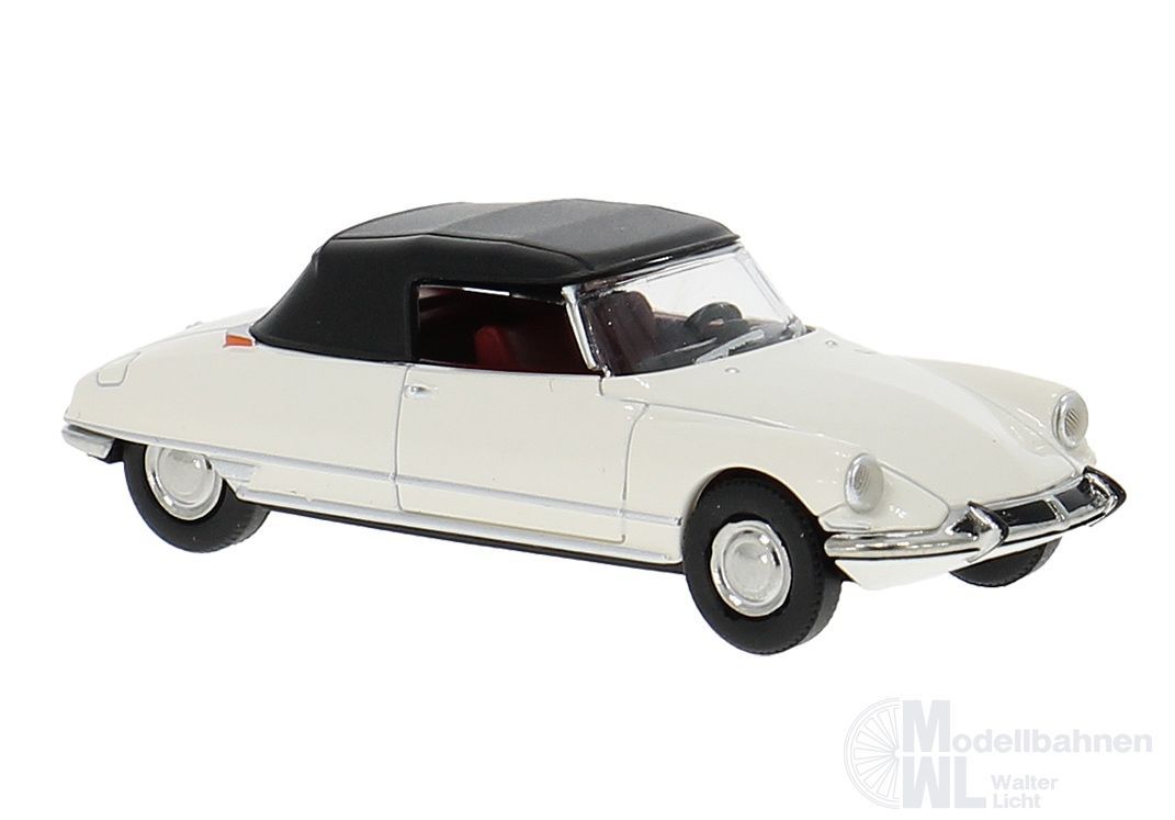 Brekina 14234 - Citroen DS Cabrio geschlossen weiß H0 1:87