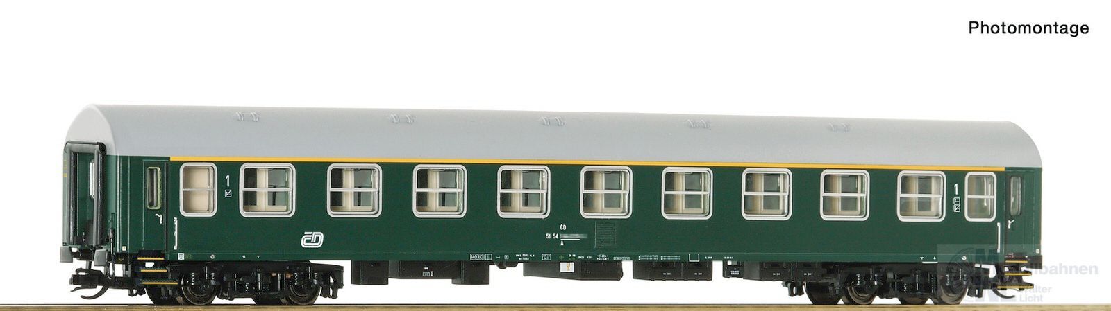 Roco 6280066 - Schnellzugwagen CD Ep.V Y/B 70 1.Kl. TT 1:120