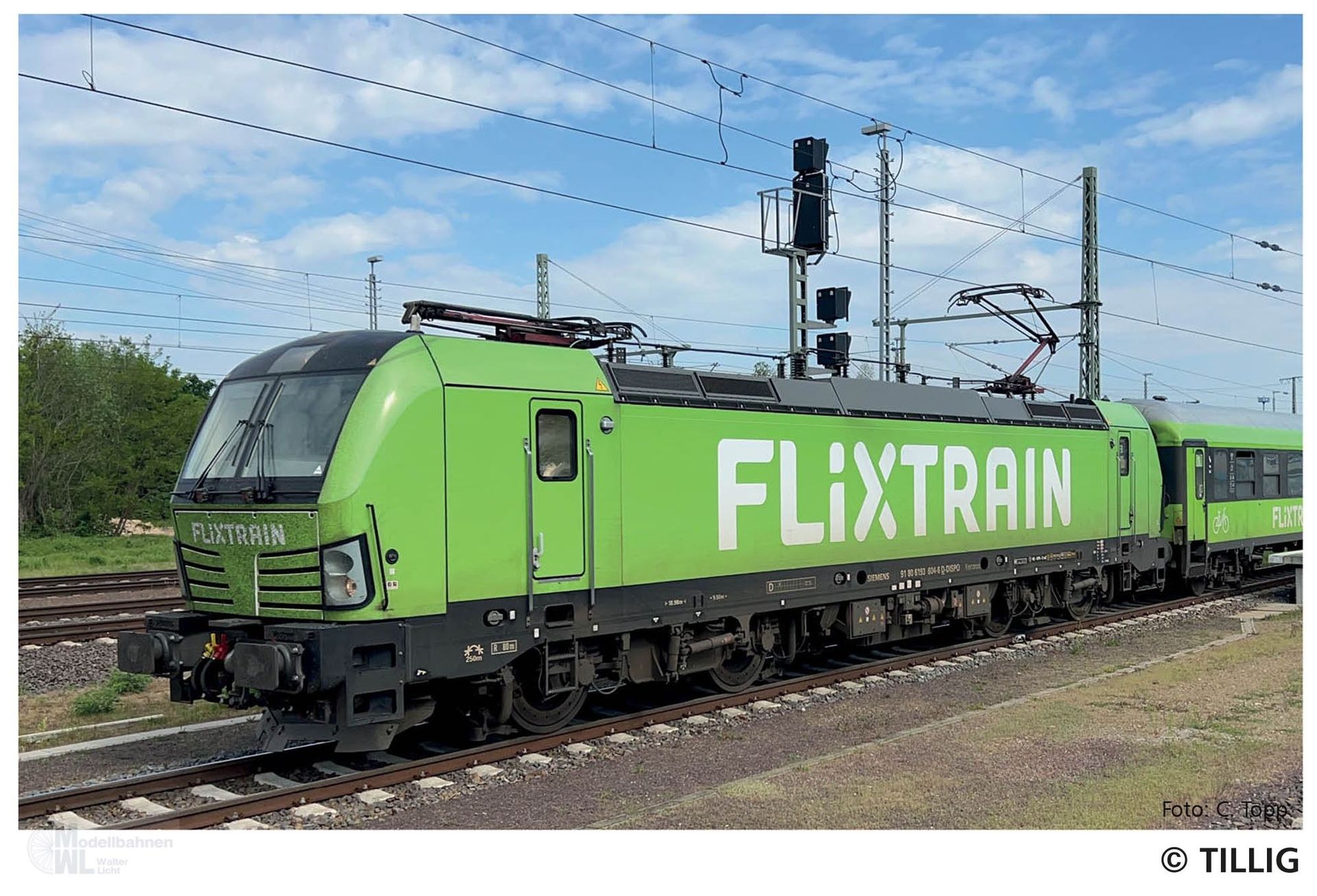 Tillig 04845 - E-Lok BR 193 Flixtrain Ep.VI TT 1:120