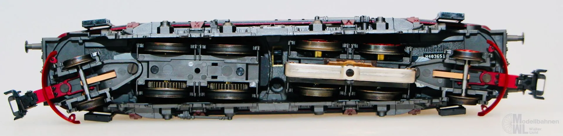Märklin 3769 - MÄRKLIN - E-Lok E19 12 DRG Ep.II rot H0/WS Digital