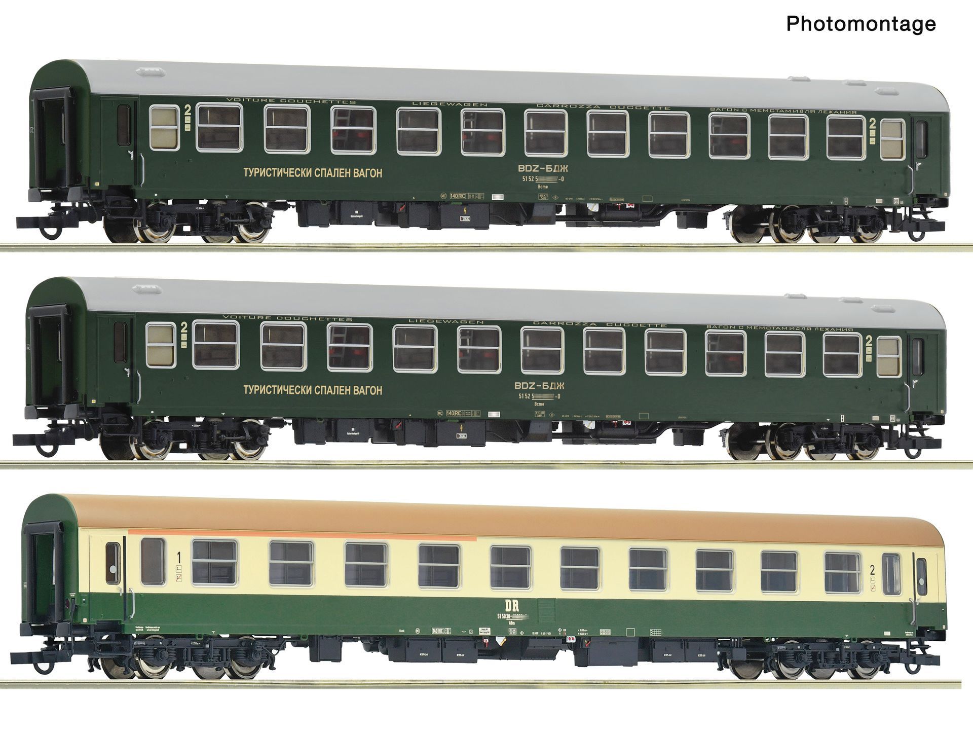 Roco 6200292 - 3er Set Reisezug Vitoscha DR #1
