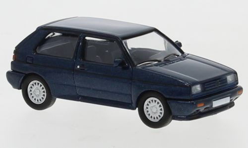 PCX-Models 870085 - VW Rallye Golf metallic dunkelblau 1989 H0 1:87