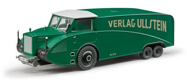 Liliput 937495 - LKW Rumpler RuV 29 dunkelgrün Kühlergrill grün Dach grau H0 1:87