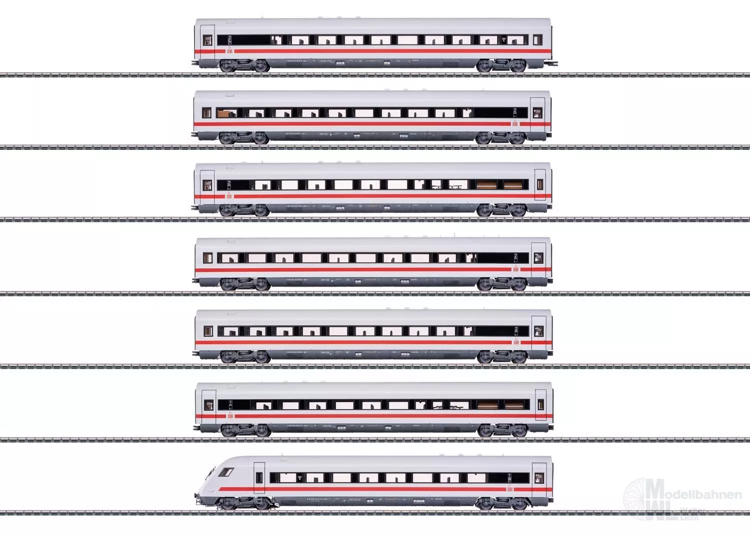 Märklin 42930 - ICE-Wagen-Set DB Ep.VI 7 Wagen H0/WS