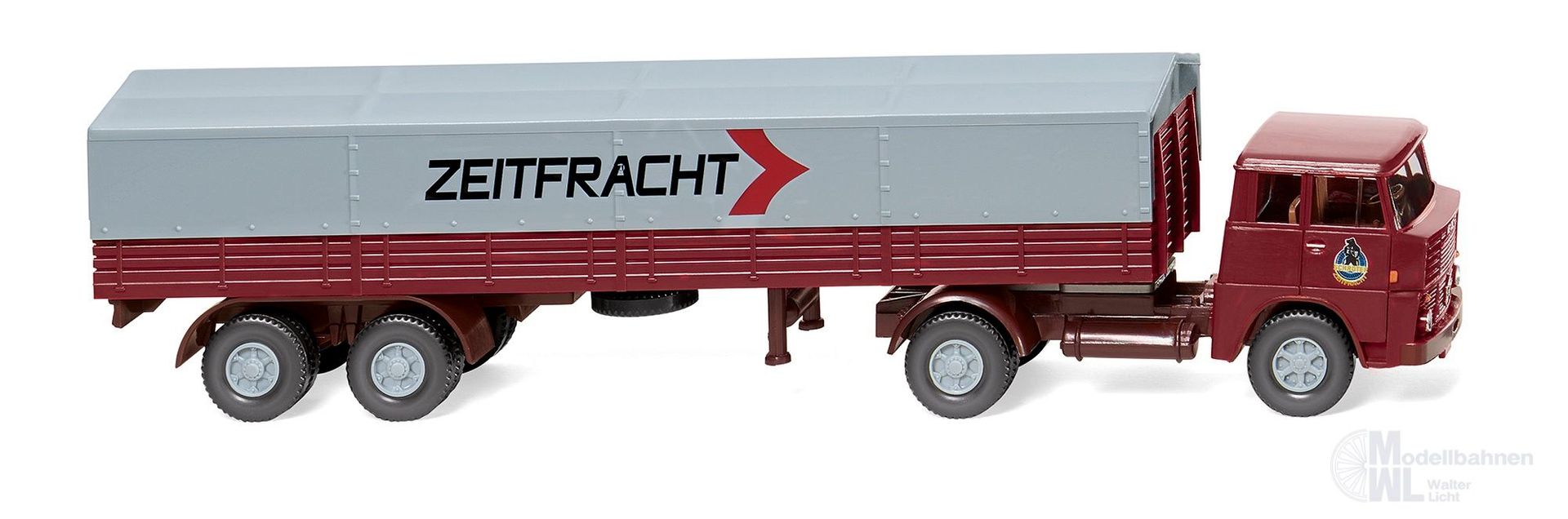 Wiking 051407 - Pritschensattelzug Henschel Zeitfracht H0 1:87