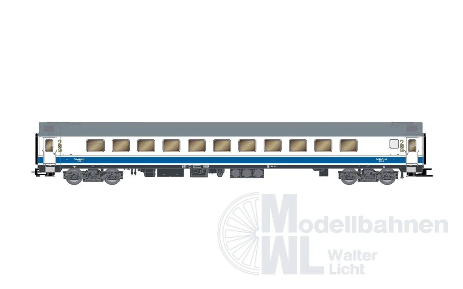 Electrotren 2022 - Triebzug Reihe 444-011 RENFE Ep.V blau/weiss H0/GL