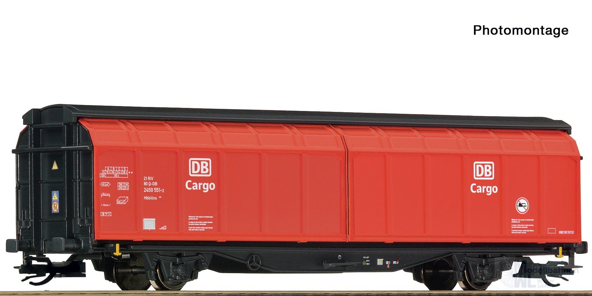 Roco 6680027 - Schiebewandwagen DB Cargo Ep.VI TT 1:120