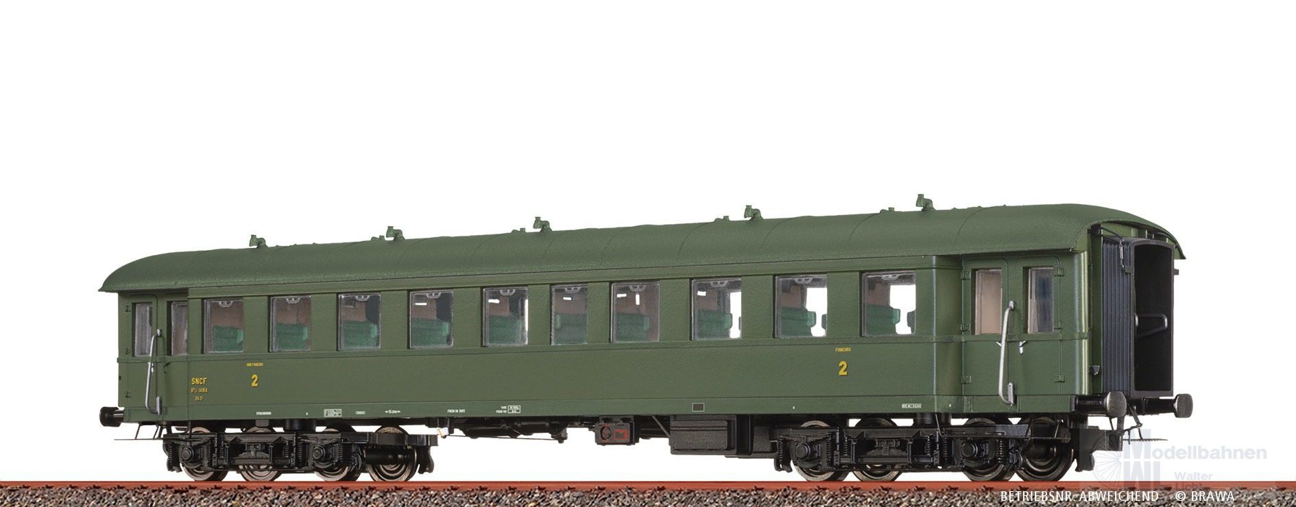Brawa 46184 - Eilzugwagen SNCF Ep.III B9ti H0/GL Brawa 46184 - Eilzugwagen SNCF Ep.III B9ti H0/GL