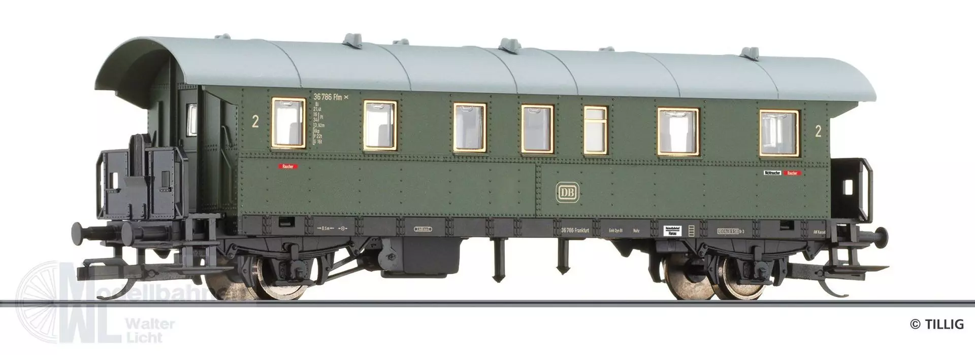 Tillig 13025 - Personenwagen DB Ep.III TT 1:120