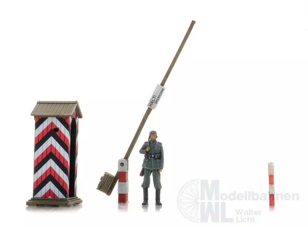 ARTITEC b.v. 5870095 - WM Schilderhaus & Wachsoldat (1x) H0 1:87