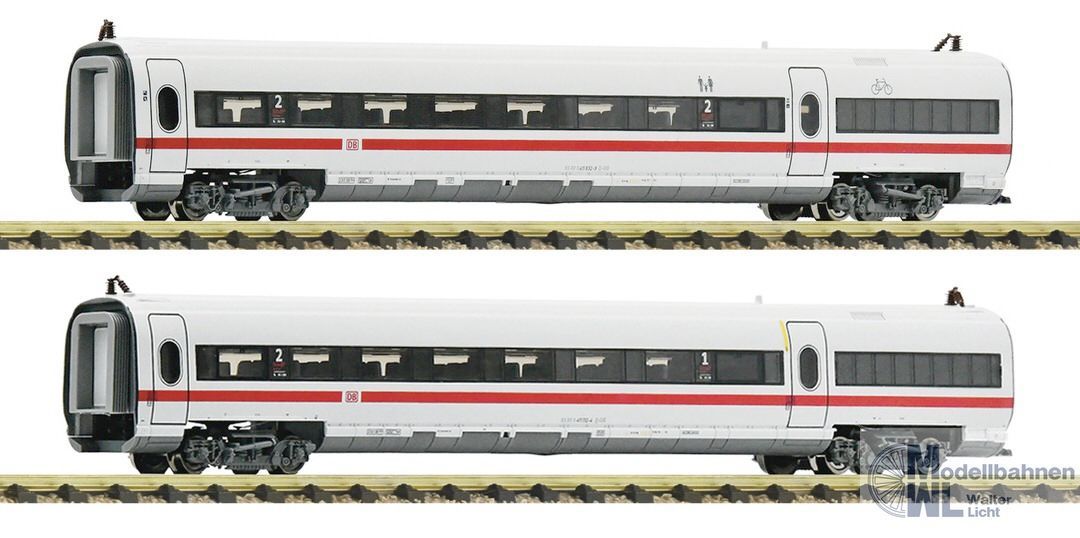 Fleischmann 7760007 - Ergänzungswagen Set zum ICE-T DB Ep.VI 2.tlg. N 1:160 Fleischmann 7760007 - Ergänzungswagen Set zum ICE-T DB Ep.VI 2.tlg. N 1:160