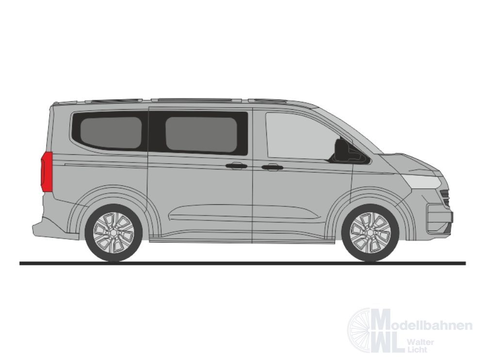 Rietze 11735 - Volkswagen T7 Caravelle light grey metallic H0 1:87