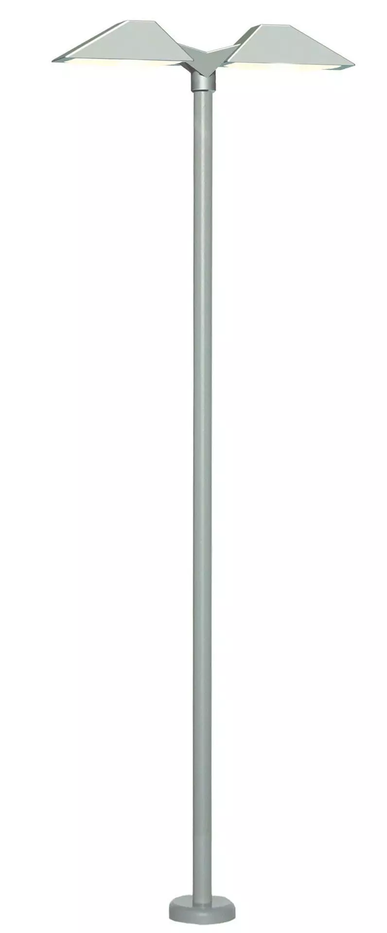 Viessmann 6084 - Moderne Bahnsteigleuchte doppelt LED weiß H0 1:87