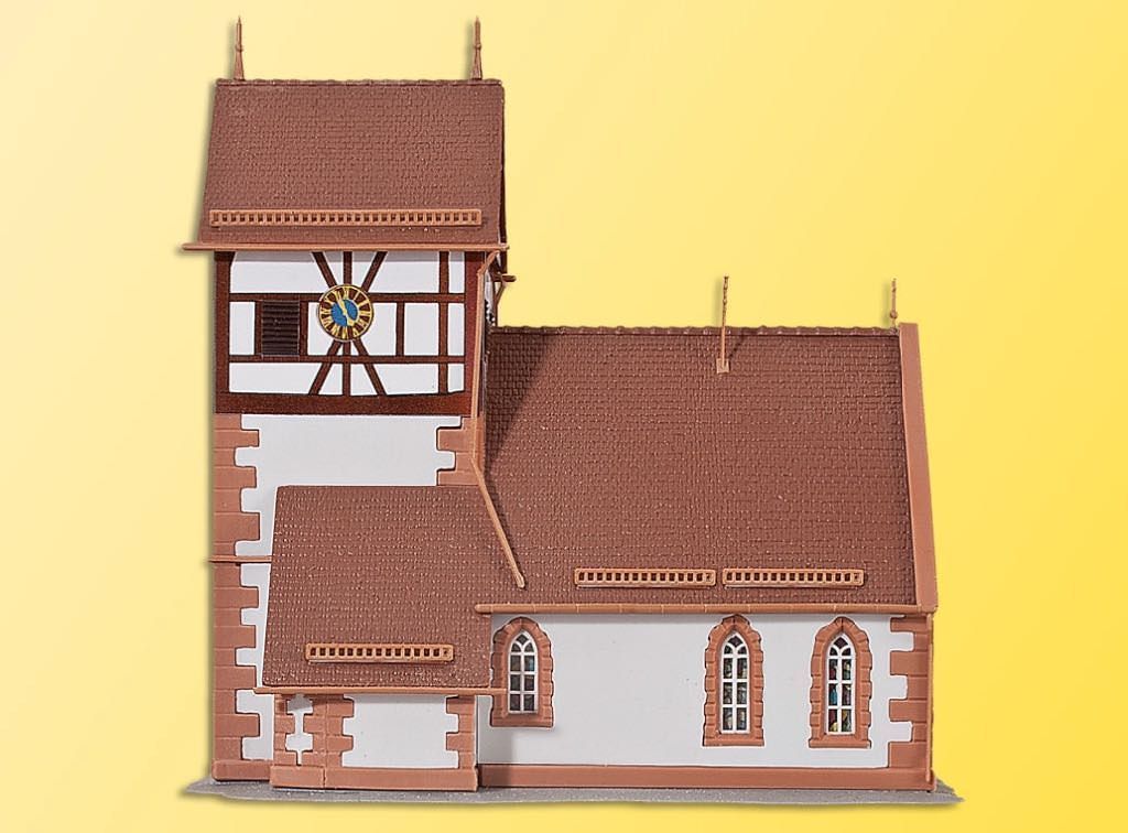 Kibri 37027 - Kirche Schanbach N 1:160