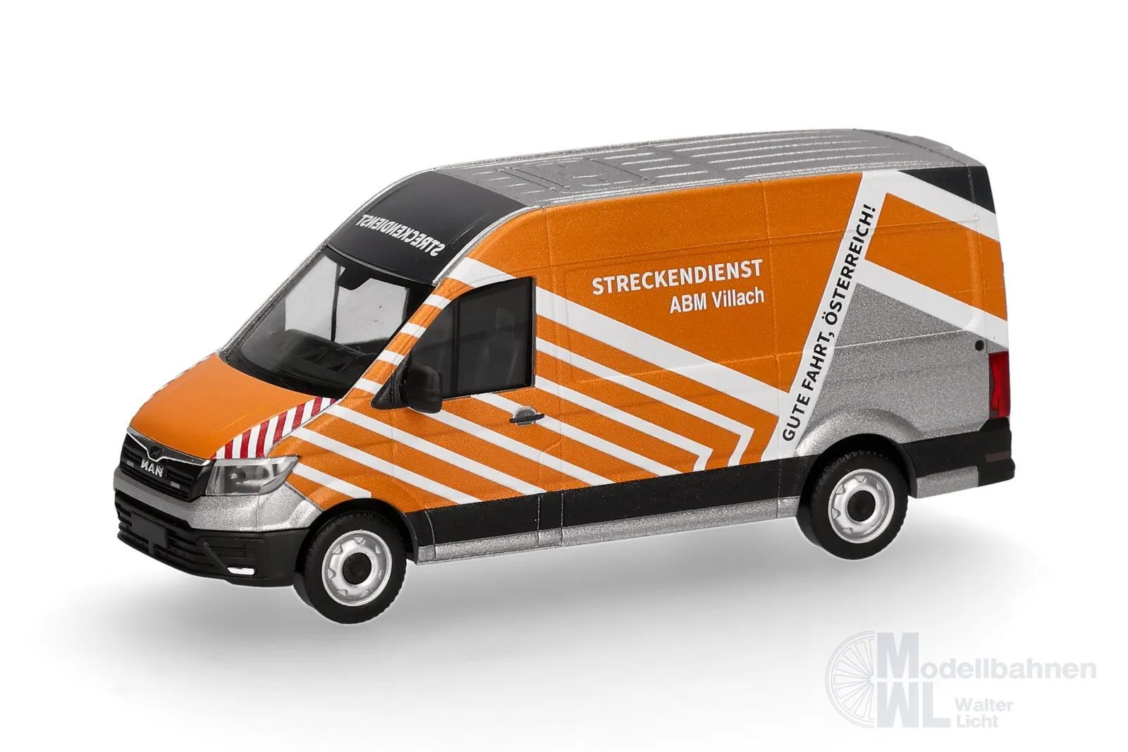 Herpa 099165 - MAN TGE Kasten Hochdach ASFINAG (A) H0 1:87