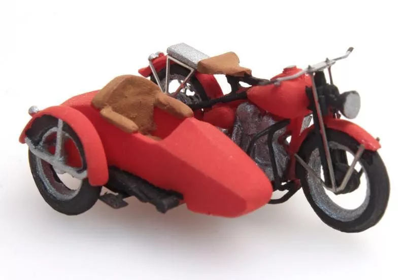 ARTITEC b.v. 387.29 - Liberator motor rot + beiwagen US ARMY H0 1:87