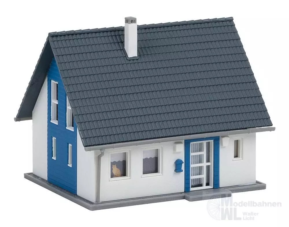 Faller 232146 - Einfamilienhaus blau N 1:160
