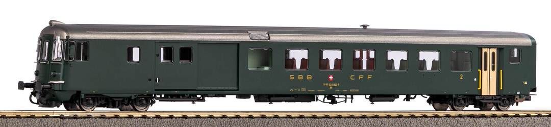Piko 96753 - Steuerwagen SBB Ep.IV EW II BDt grün alte Schrift H0/WS