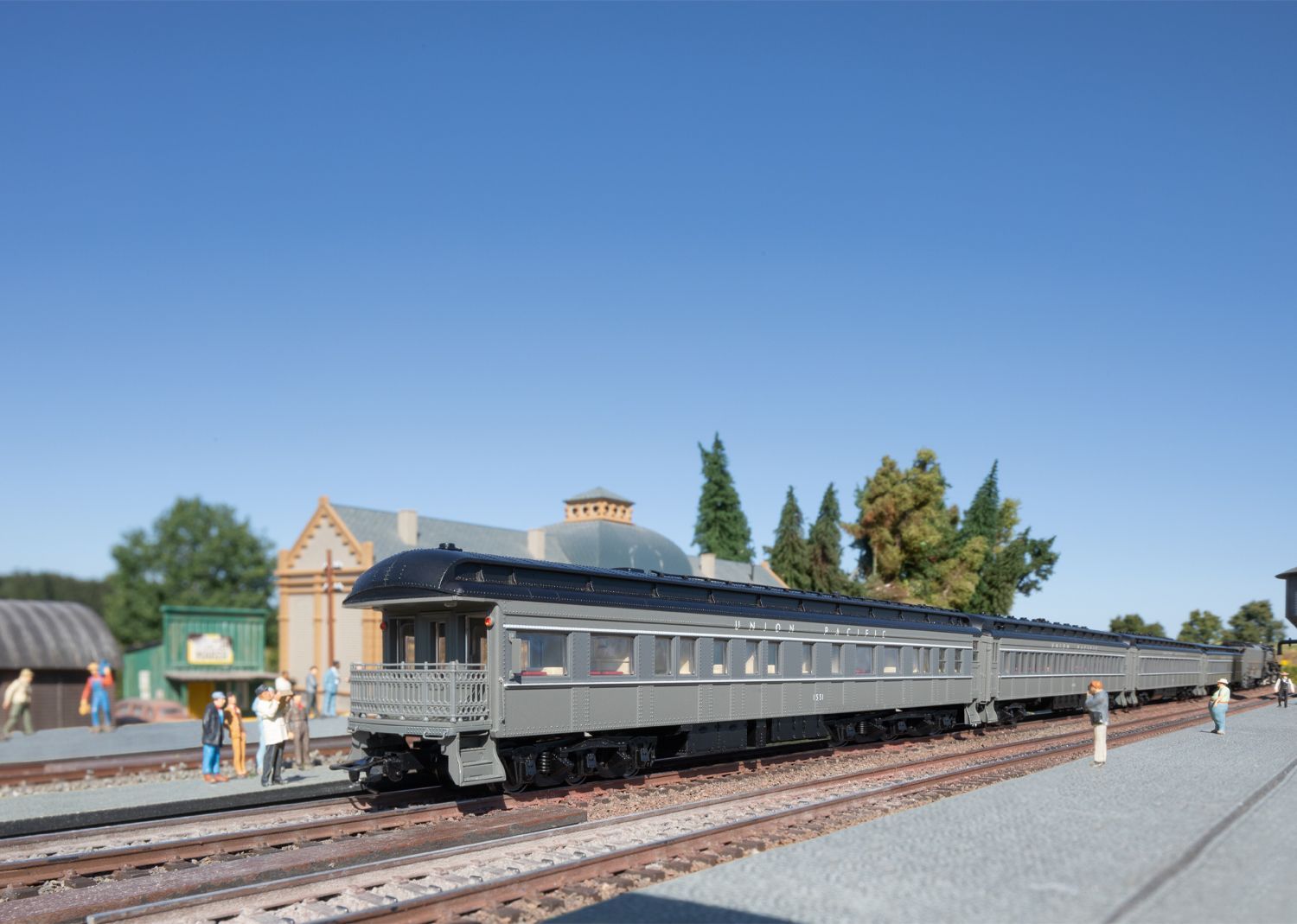 Märklin 43629 - MHI US-Heavyweight Personenwagen Set UP Ep.III 4.tlg. H0/WS