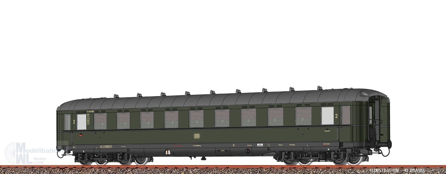 Brawa 51058 - Schürzenwagen DB Ep.III B4üe 17 469 Nür H0/WS DIGITAL EXTRA Brawa 51058 - Schürzenwagen DB Ep.III B4üe 17 469 Nür H0/WS DIGITAL EXTRA