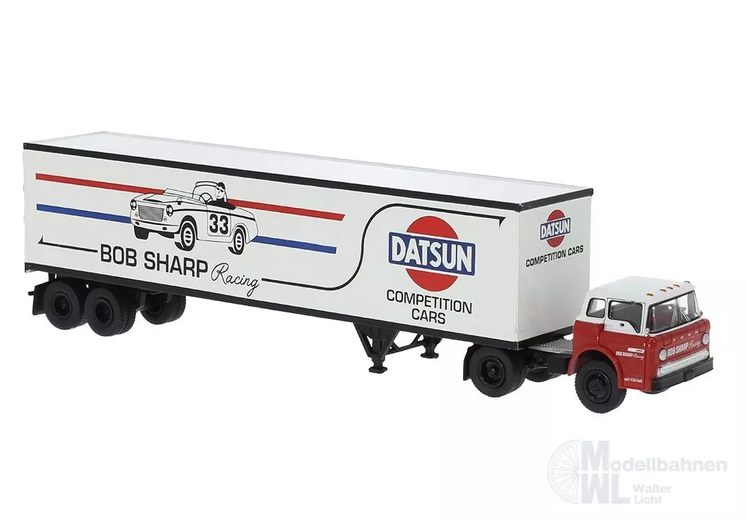 Brekina 86330 - Ford C-series Koffersattel Datsun H0 1:87