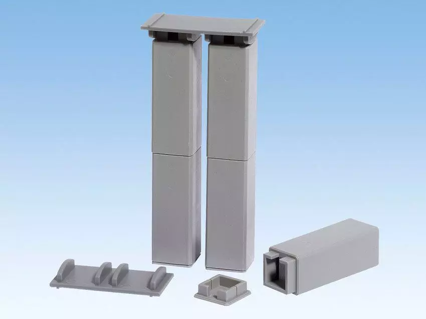 Noch 21420 - Doppelpfeiler 2 Stück, 9,4 cm hoch, kürzbar H0 1:87