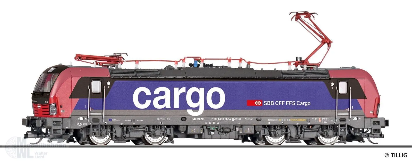 Tillig 04819 - E-Lok BR 193 SBB Cargo Ep.VI TT 1:120