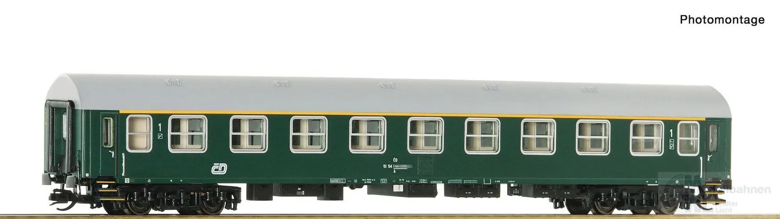 Roco 6280066 - Schnellzugwagen CD Ep.V Y/B 70 1.Kl. TT 1:120