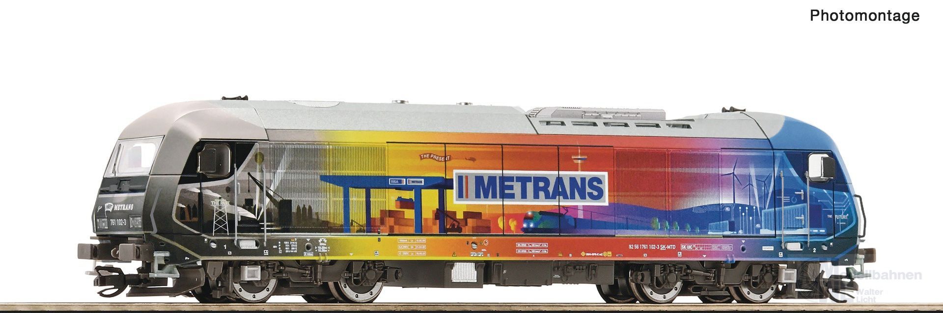 Roco 7380022 - Diesellok Rh 761 Metrans Ep.VI TT 1:120