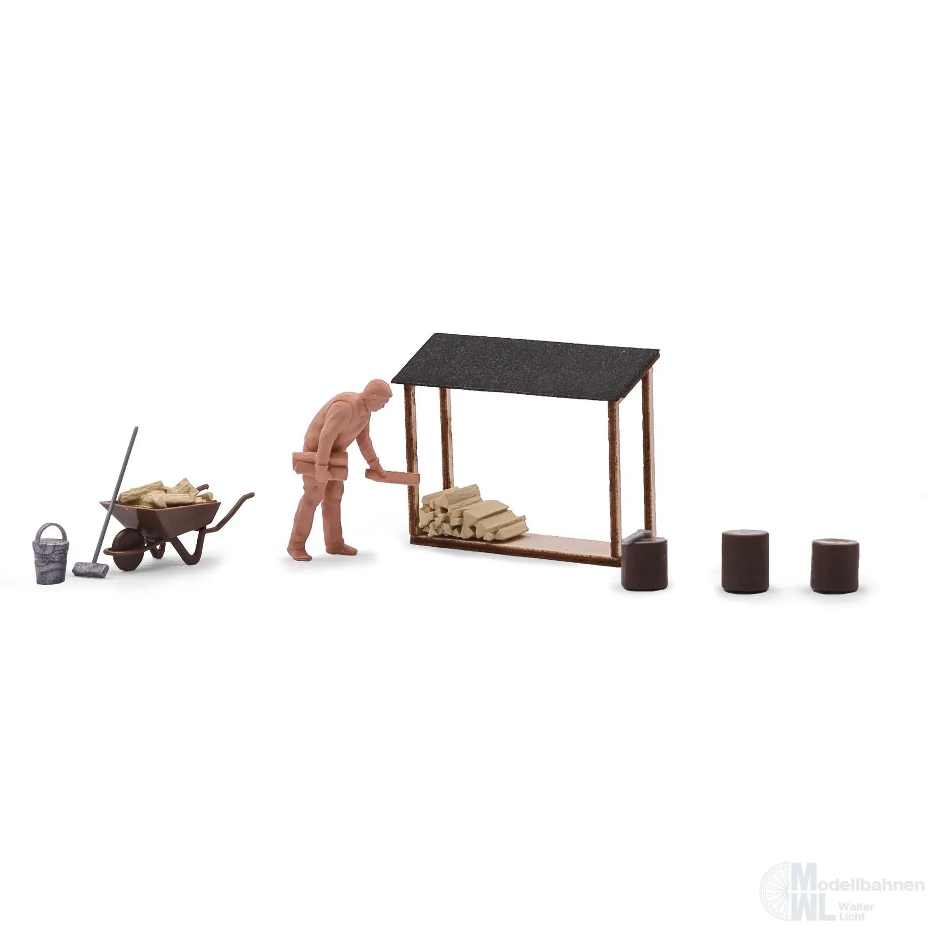 Busch 1869 - Holz stapeln H0 1:87