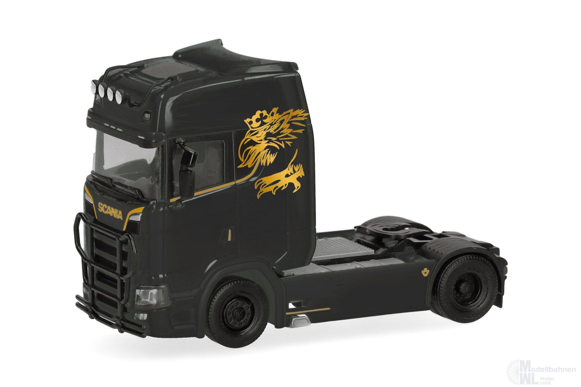 Herpa 321877 - Scania CS 20 HD Zugmaschine 2 achs schwarz H0 1:87