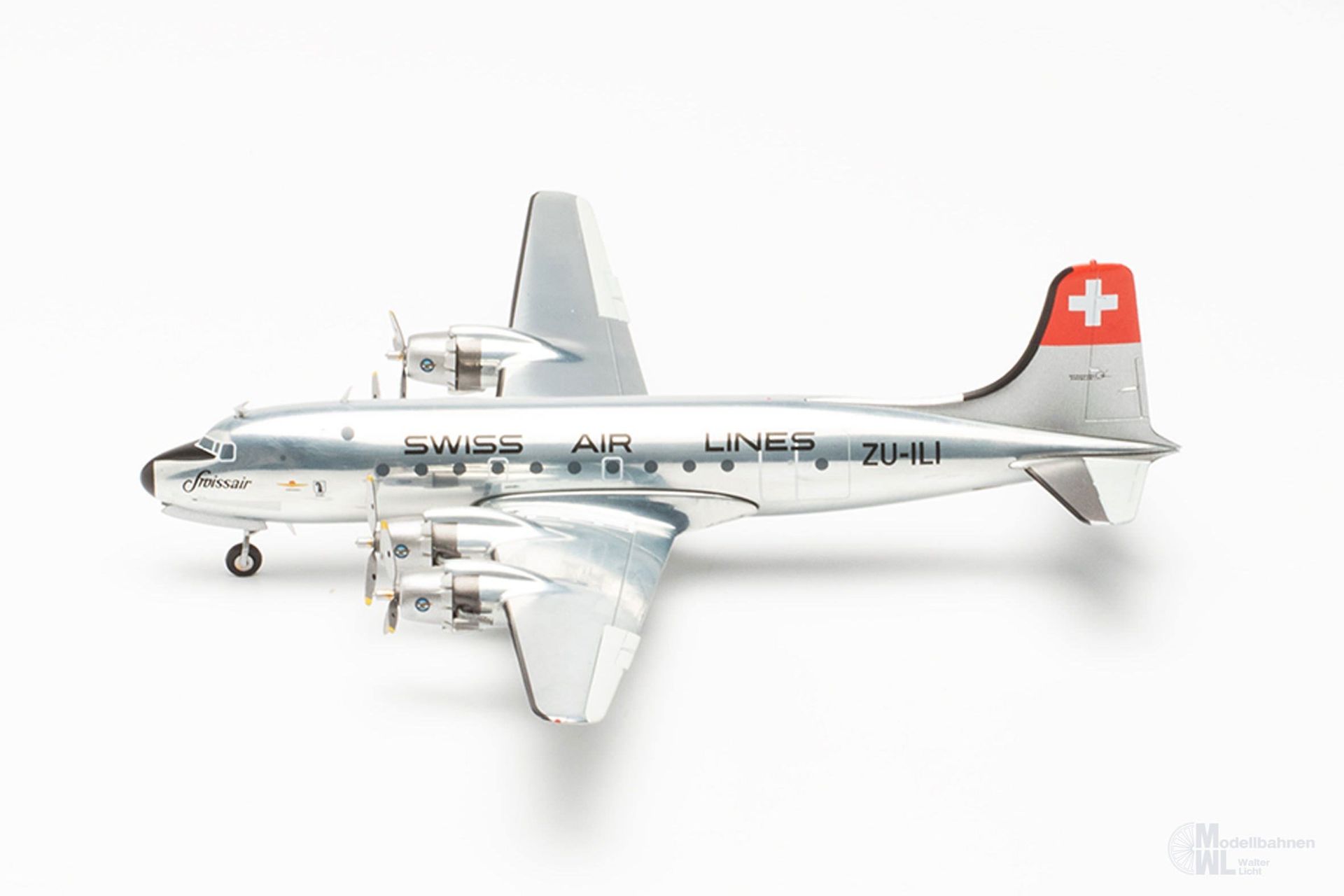 Herpa 572491 - Douglas DC-4 Swissair HB-ILI 1:200