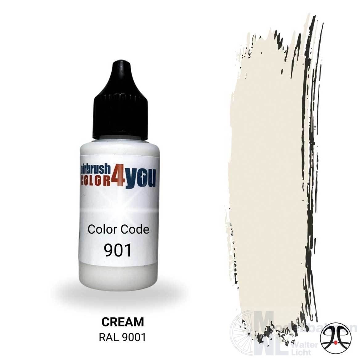Busch 961000901 - Acrylfarbe Cremeweiß RAL9001 30ml
