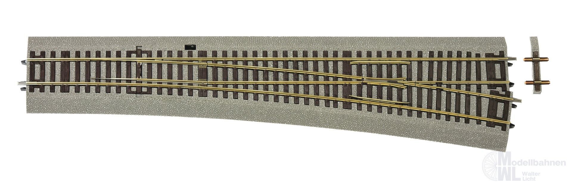 Roco 42583 - Weiche rechts WR-10 hand mit Bettung H0/GL