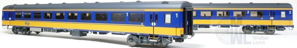 Exact Train 11002 - Personenwagen Set NS Ep.VI 2.tlg. H0/GL
