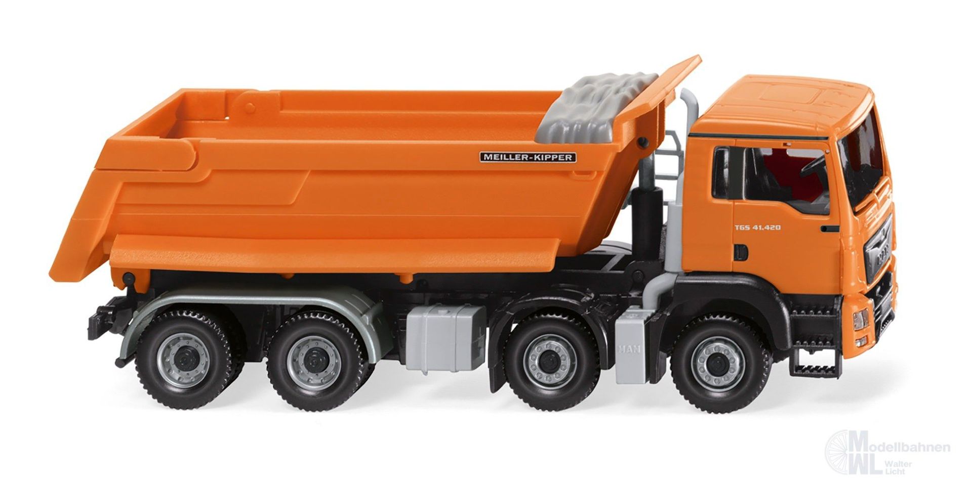 Wiking 067448 - Muldenkipper MAN TGS Euro 6 /Meiller - orange H0 1:87