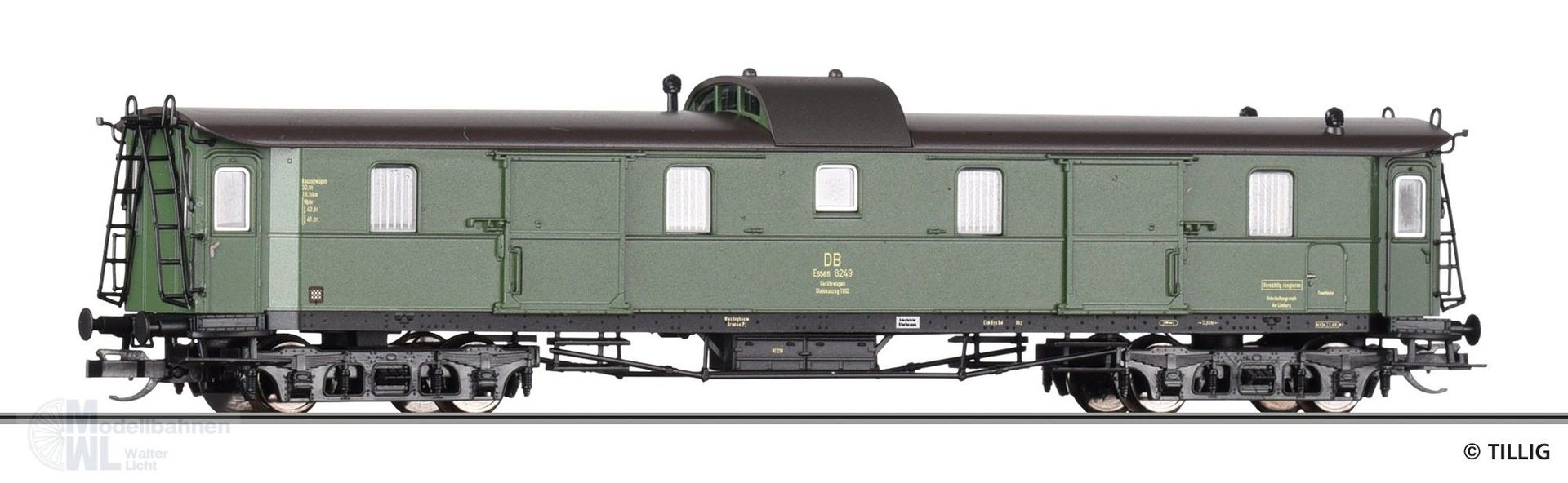 Tillig 502806 - Gerätewagen DB Ep.III Gleisbauzug TT 1:120 Tillig 502806 - Gerätewagen DB Ep.III Gleisbauzug TT 1:120