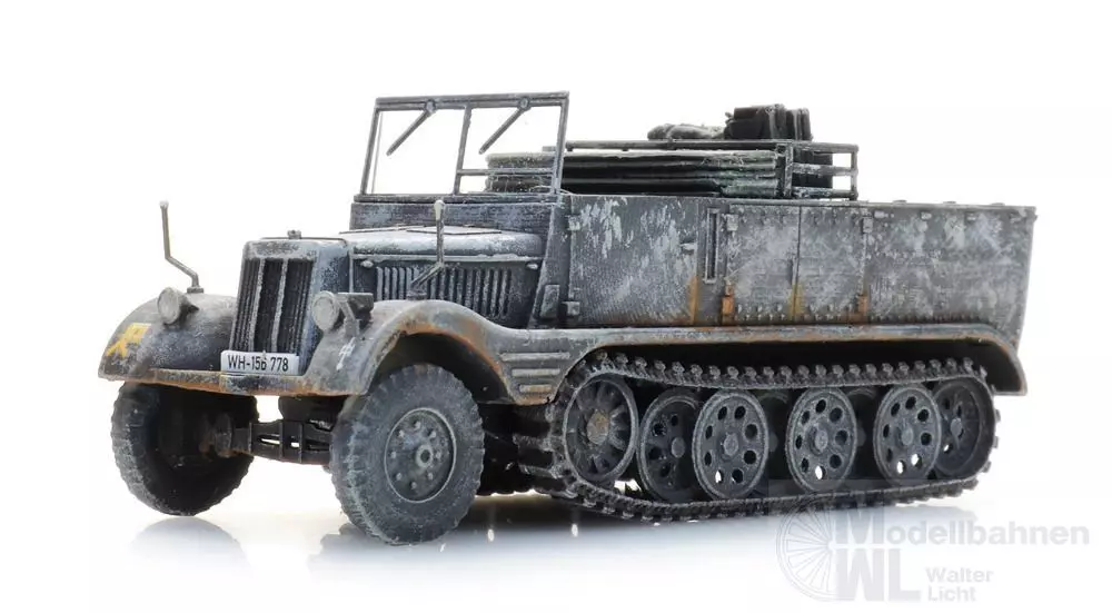 ARTITEC b.v. 6870586 - WM Sd.Kfz. 11 Leichter Zugkraftwagen 3 t Winter Fertigmodell H0 1:87