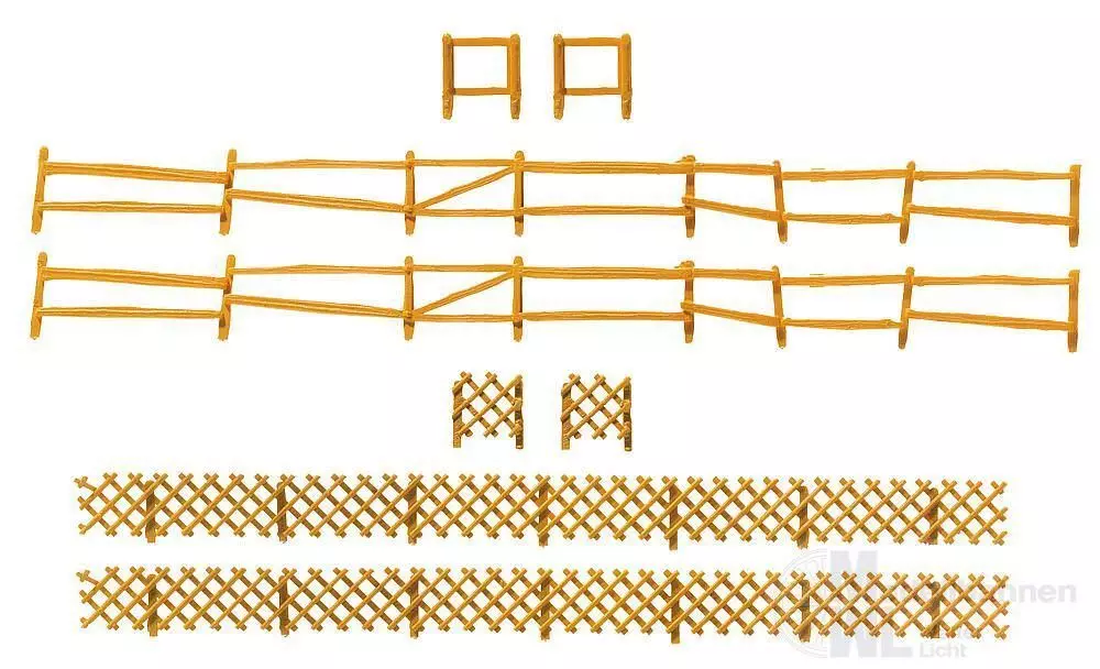 Faller 272407 - Weide- und Jägerzaun 24,9 cm N 1:160