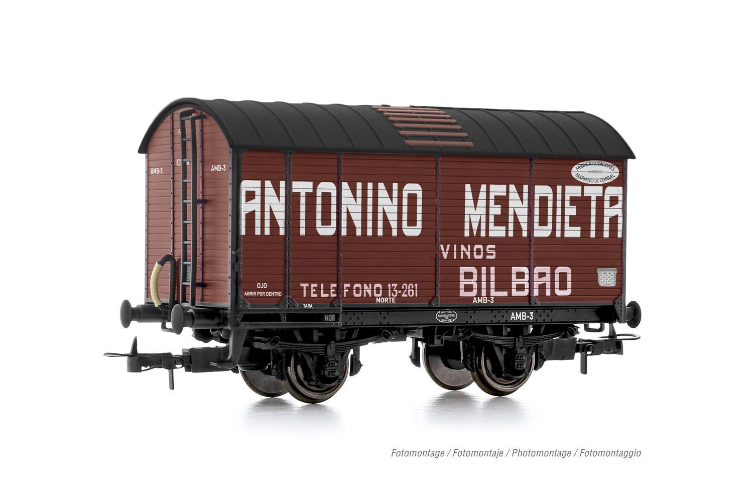 Electrotren 6060 - Weinfasswagen NORTE Ep.III Antonino Mendieta H0/GL