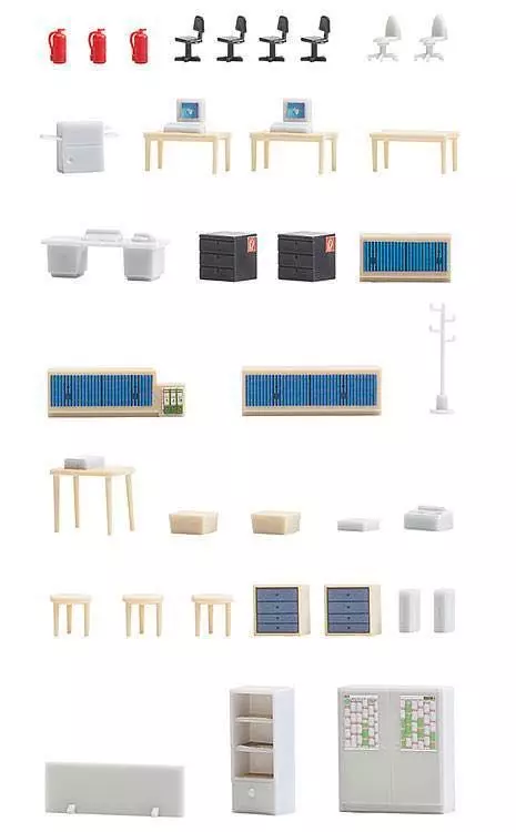 Faller 180454 - Büroeinrichtung H0 1:87