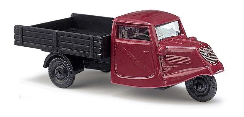 Busch 89103 - Tempo Dreirad bordeaux H0 1:87