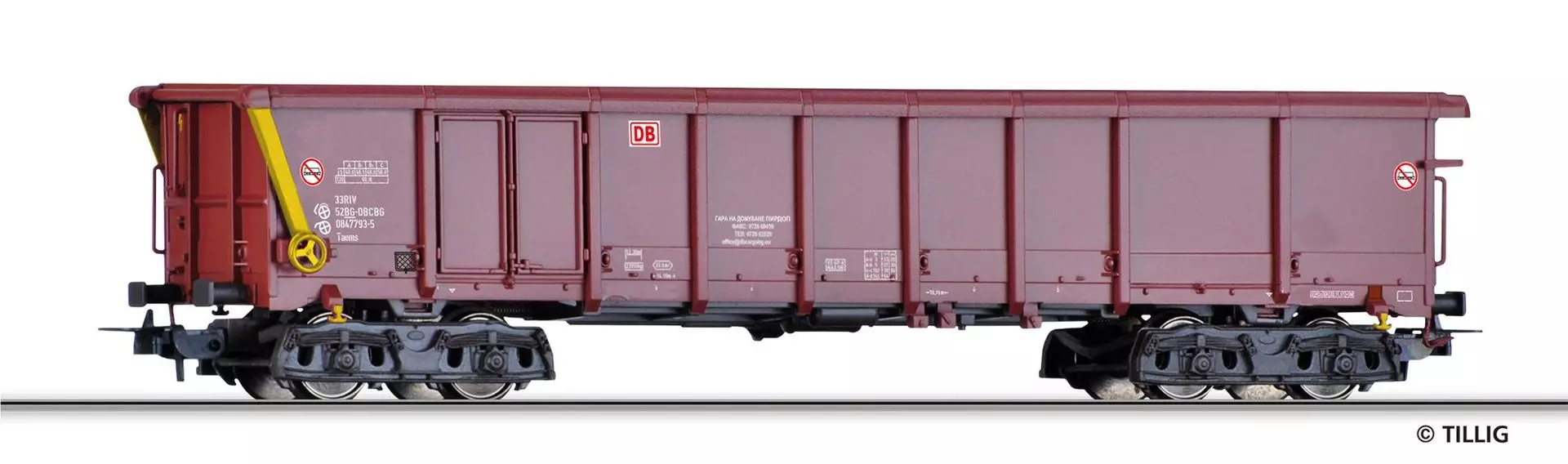 Tillig 76802 - Rolldachwagen DB Ep.VI Taems H0/GL
