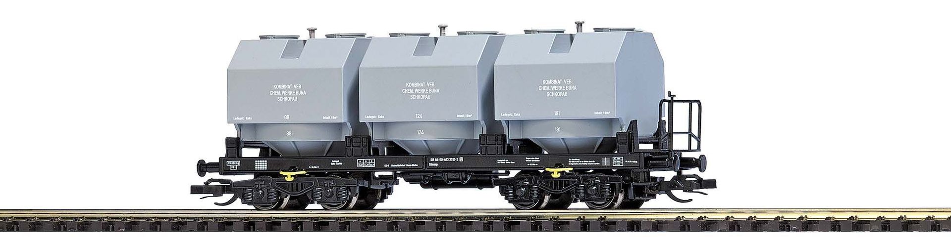 Busch 33574 - Kalkkübelwagen DR Ep.IV Buna TT 1:120 Busch 33574 - Kalkkübelwagen DR Ep.IV Buna TT 1:120