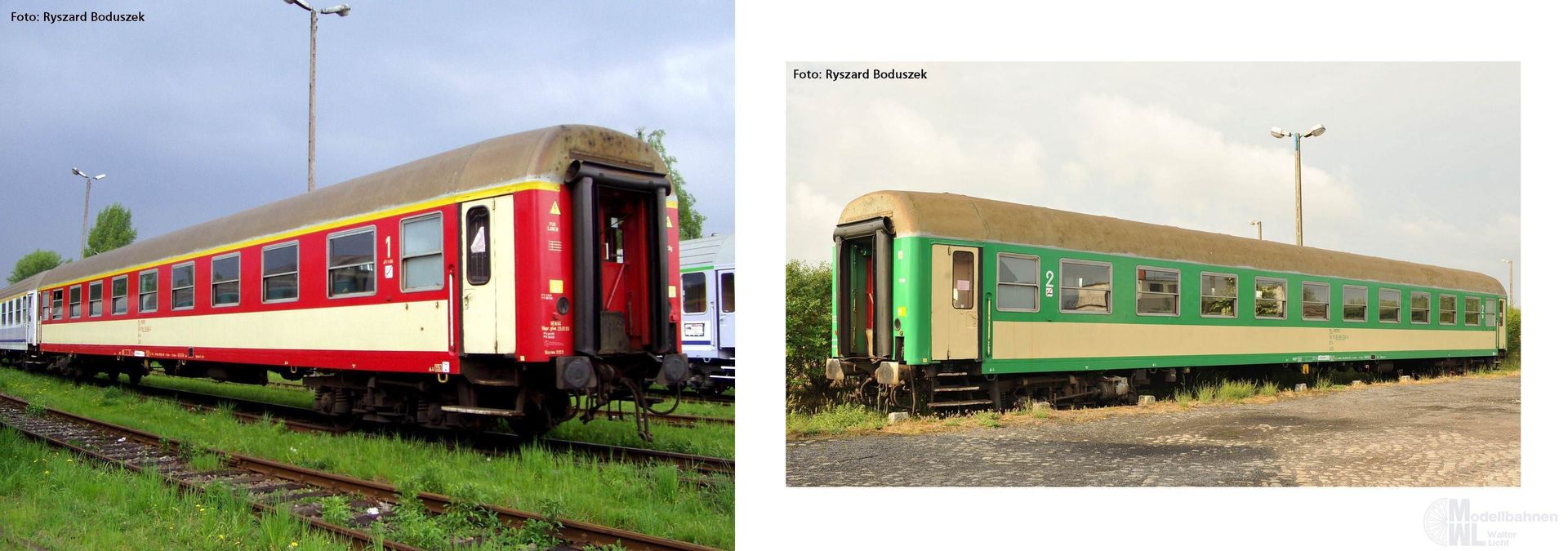Piko 28320 - Personenwagen Set PKP Ep.VI 2.tlg. H0/GL
