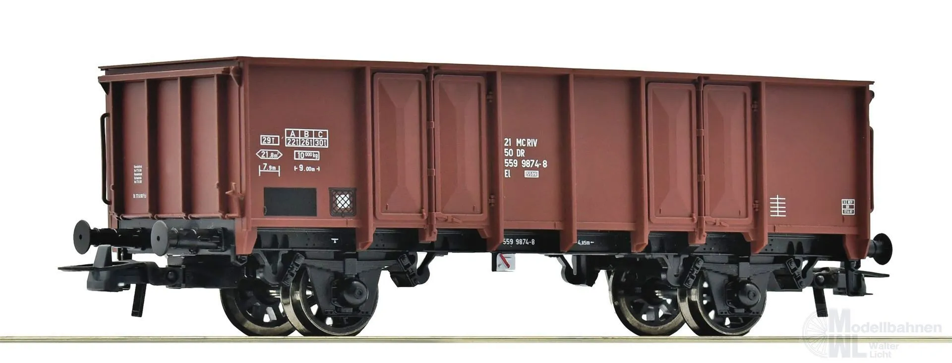 Roco 6600281 - Güterwagen offen DB Ep.IV H0/GL
