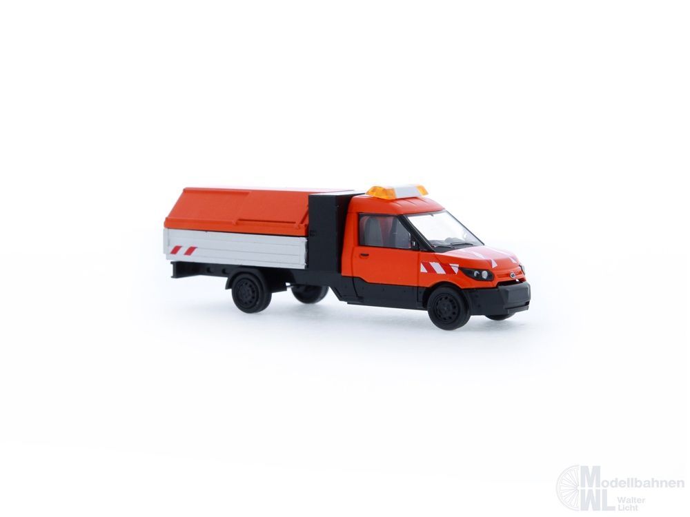 Rietze 33200 - Streetscooter Worl L Pritsche/Müllhaube Stadtreinigung H0 1:87