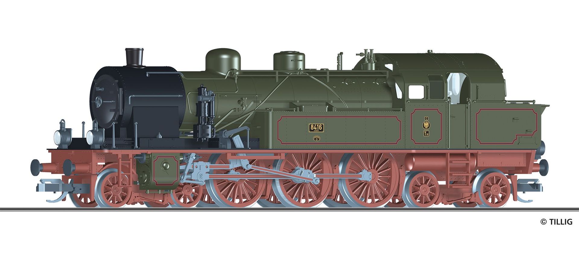 Tillig 04208 - Dampflok T18 KPEV Ep.I TT 1:120