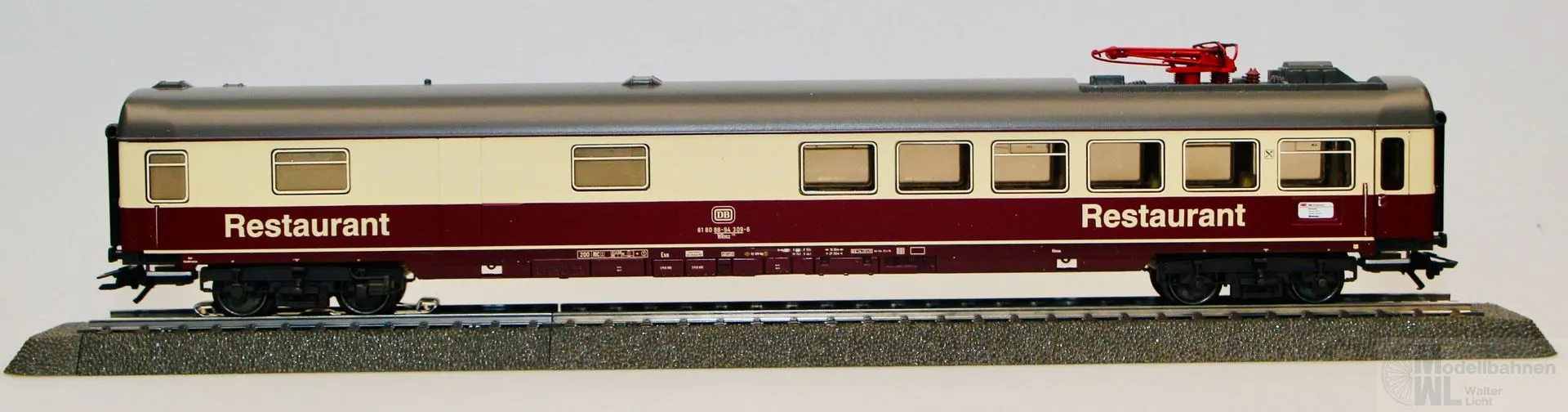 Märklin 42973 - MÄRKLIN - Schnellzugwagen DB Ep.IV Südwind Restaurant H0/WS